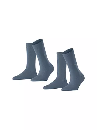 BURLINGTON | Damen Socken EVERYDAY 2-er Pkg. 36-41 light denim | 